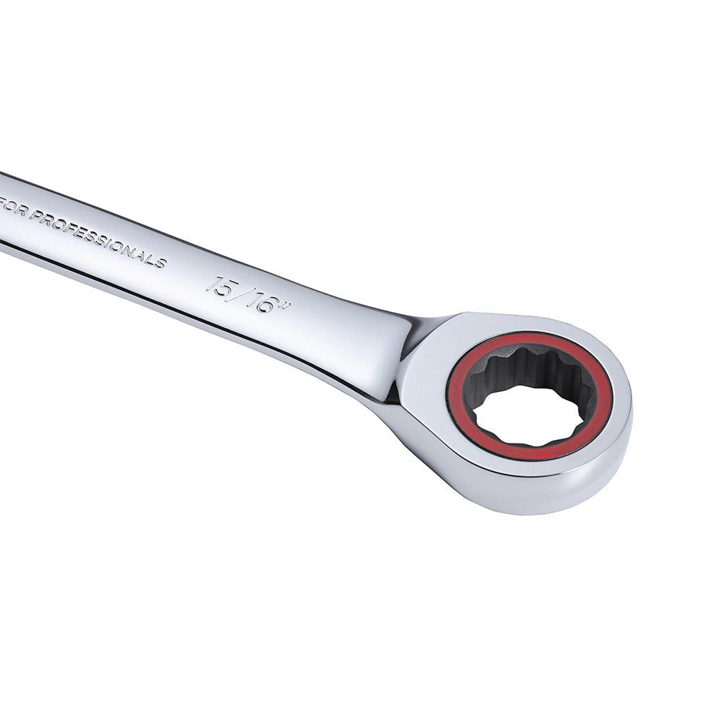 TTI 15 16inch 72T AF Ratcheting Ring Open-End Spanner TRTA24