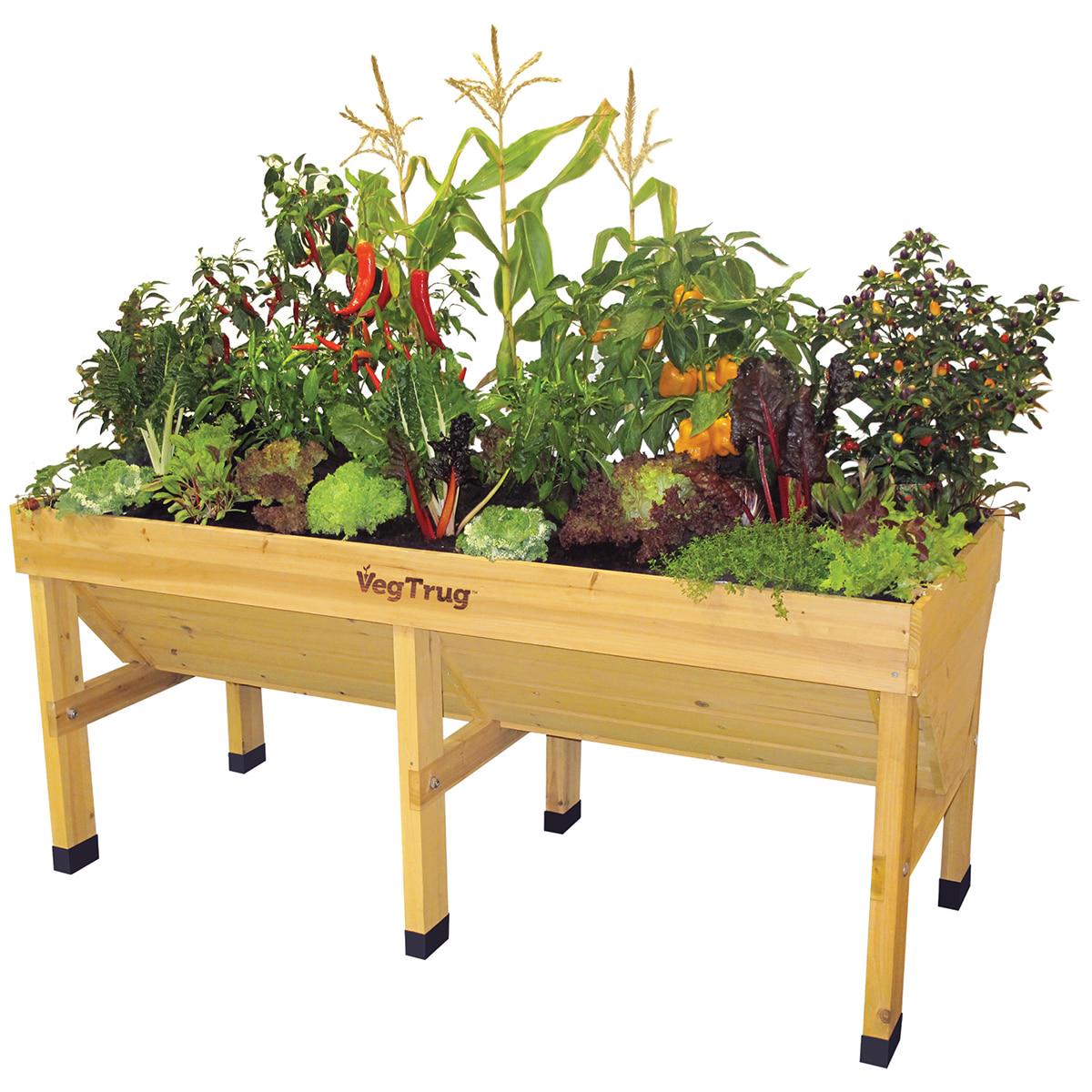 Takasho Medium VegTrug Raised Garden Bed 1.8m Natural