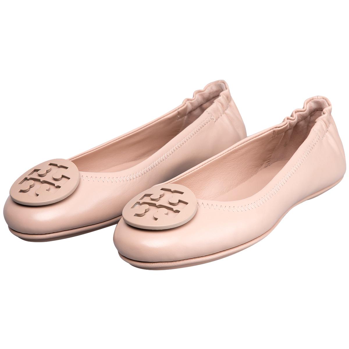 Tory Burch Women's Minnie Travel Ballet Flat Black