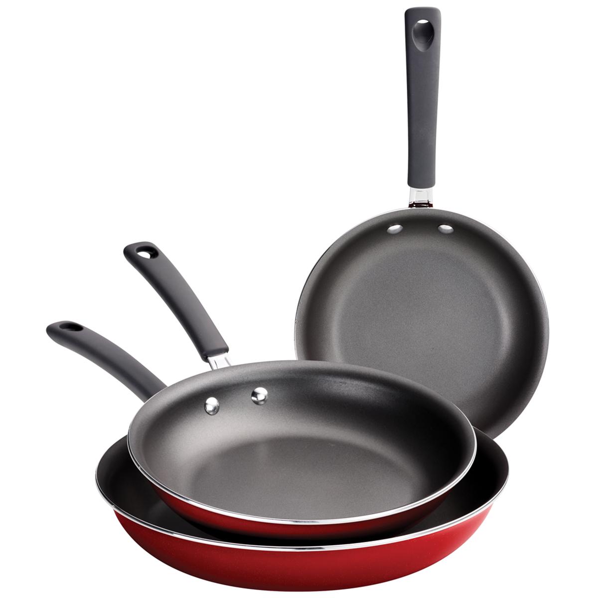 Tramontina Saut Pan Set 3 Piece Metallic Pewter