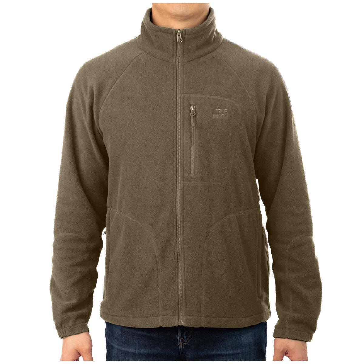 True North Men's Polar Fleece Jacket Grey