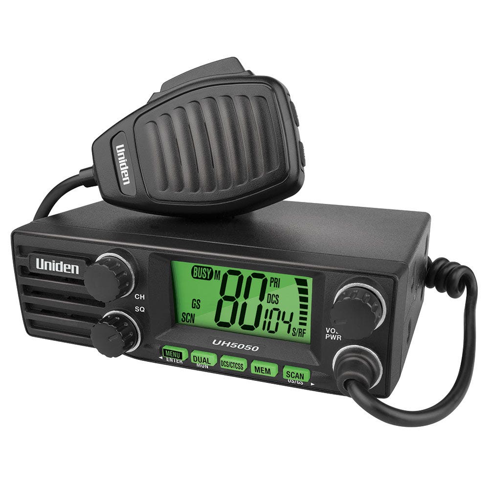 UNIDEN 5 Watt 12 24V UHF Handheld Din Radio UH5050