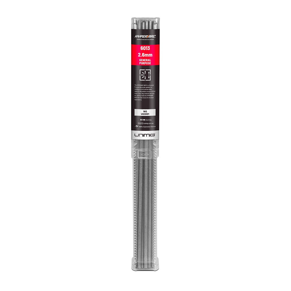 UNIMIG 2.6mm HYPERARC 6013 General Purpose Electrodes U63001