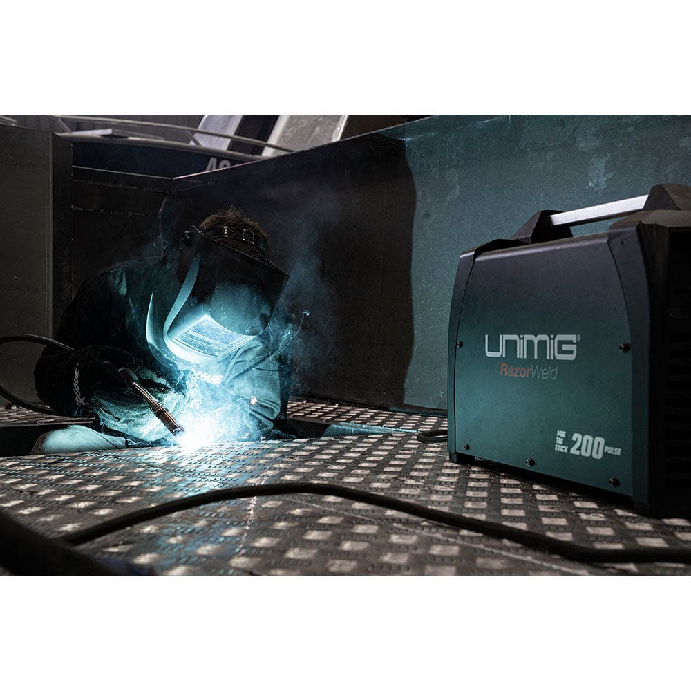 UNIMIG Razor 200 Pulse MIG TIG STICK Electric Welder U11003K