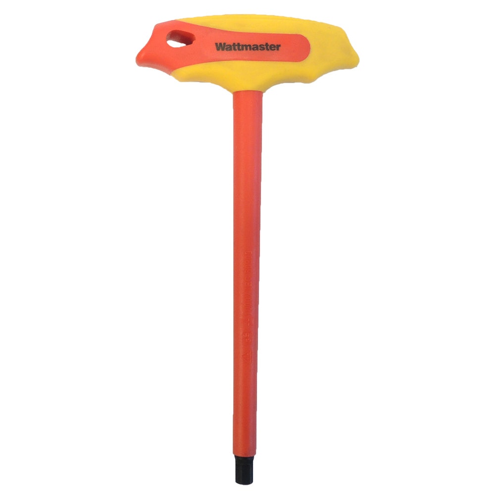 WATTMASTER 8mm VDE T-Handle Hex Key Set WATTHEXKEY8.0