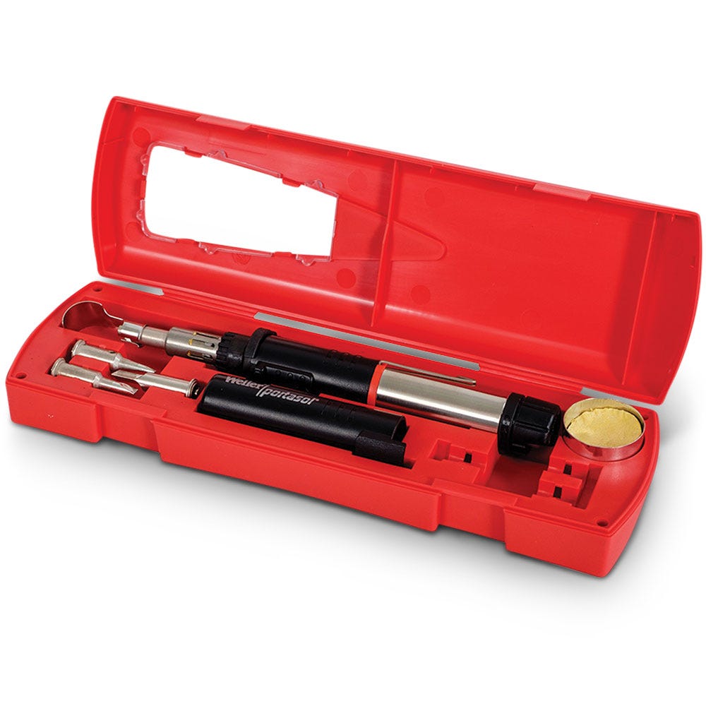 WELLER 125W Butane Soldering Iron Heat Tool Kit PSI100K