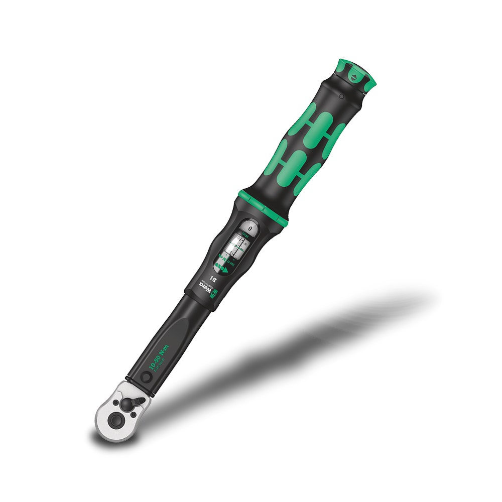 WERA Click-Torque B 1 Torque Wrench w Reversible Ratchet 10-50 Nm WER075610
