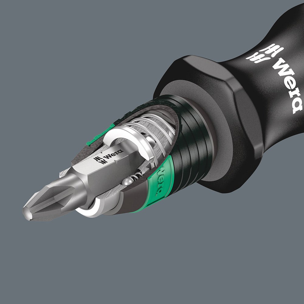 WERA Kraftform Kompakt 25 w Pouch and Rapidator, 7 Piece WER051024