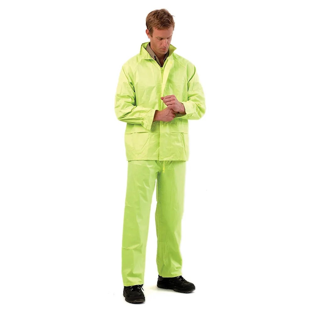 WORKIT High Vis Rain Suit - Jacket and Pant Set RSHVXL