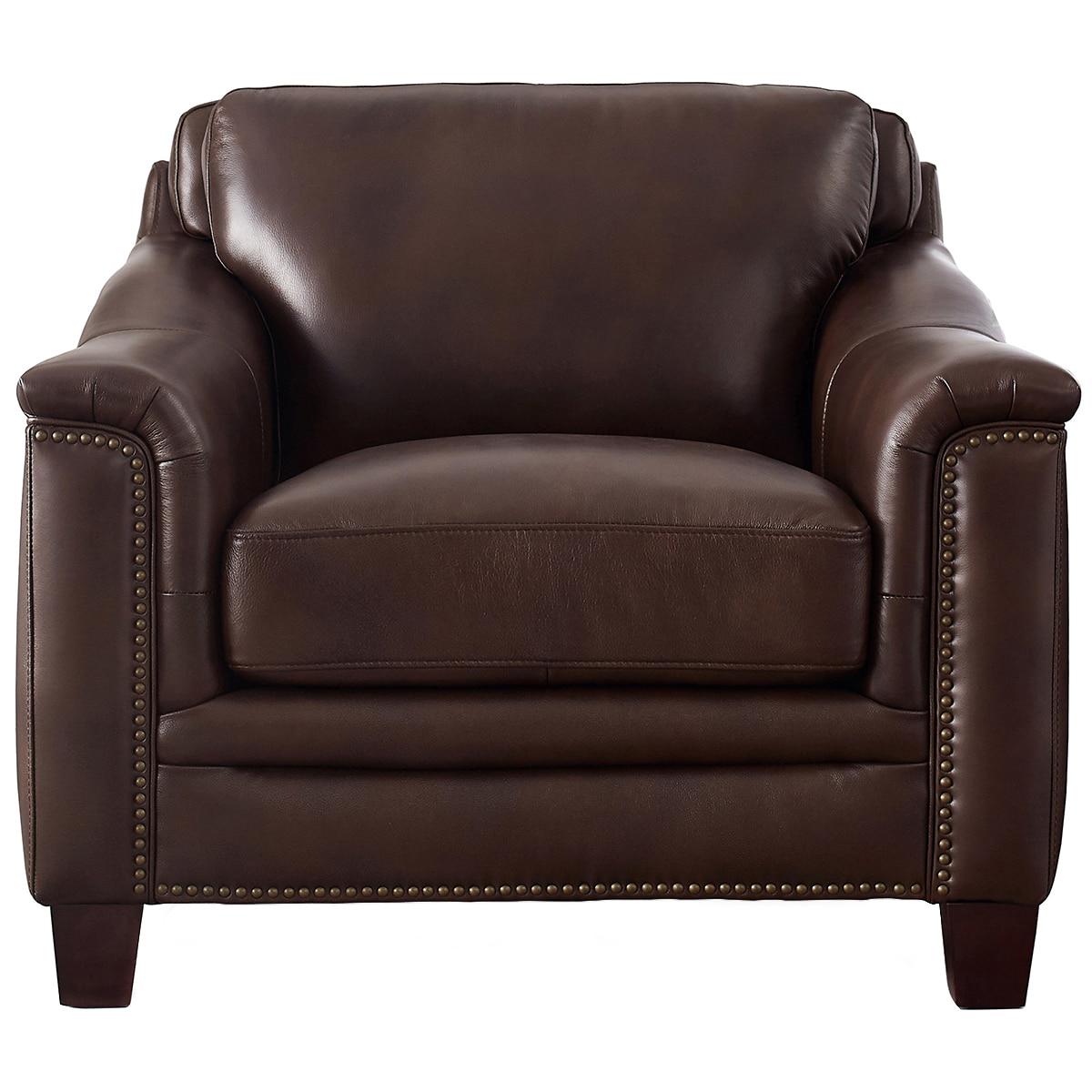 Wynwood Leather Armchair Brown