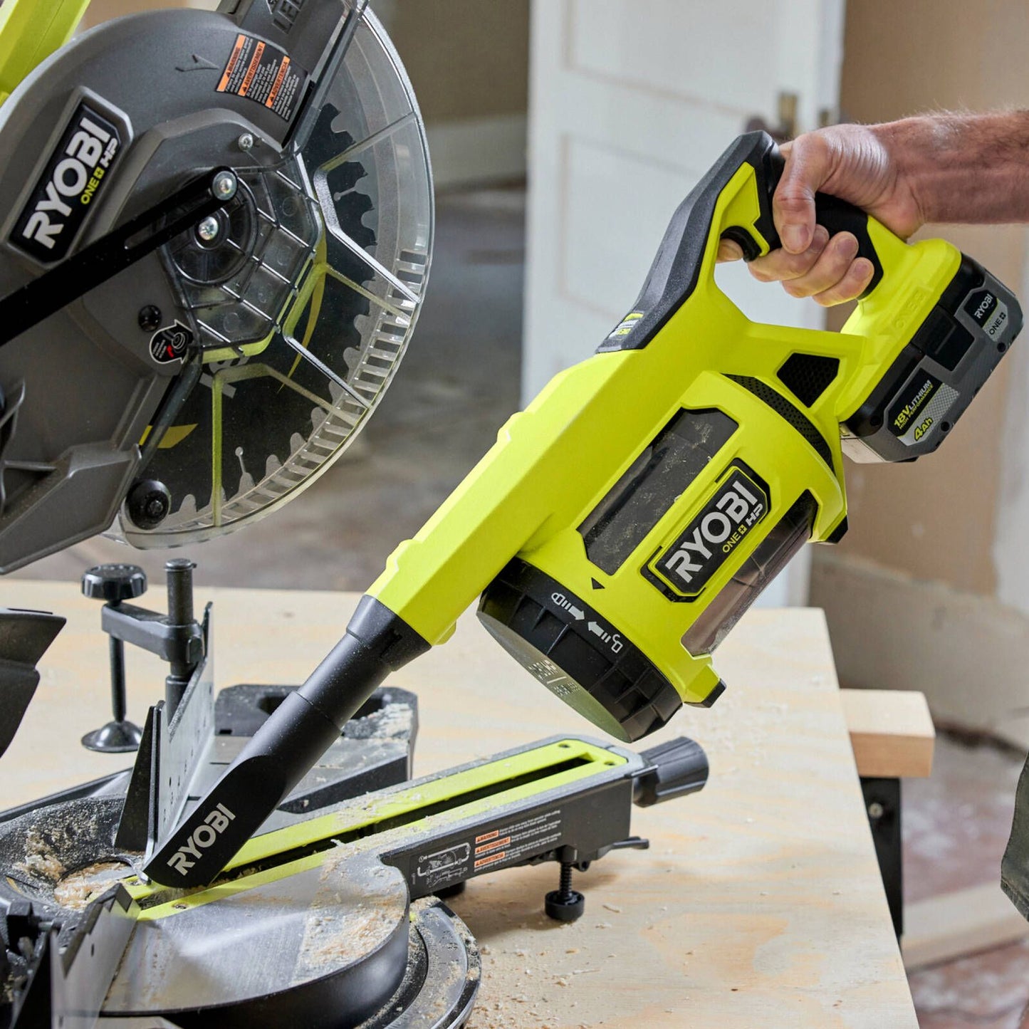 Ryobi HP Brushless Hand Vacuum - 18V ONE+ - 1000ml - Tool Only