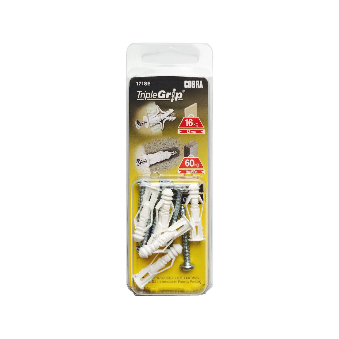 Cobra Triple Grip Anchor Screws - 4.0mm - 5 Pack