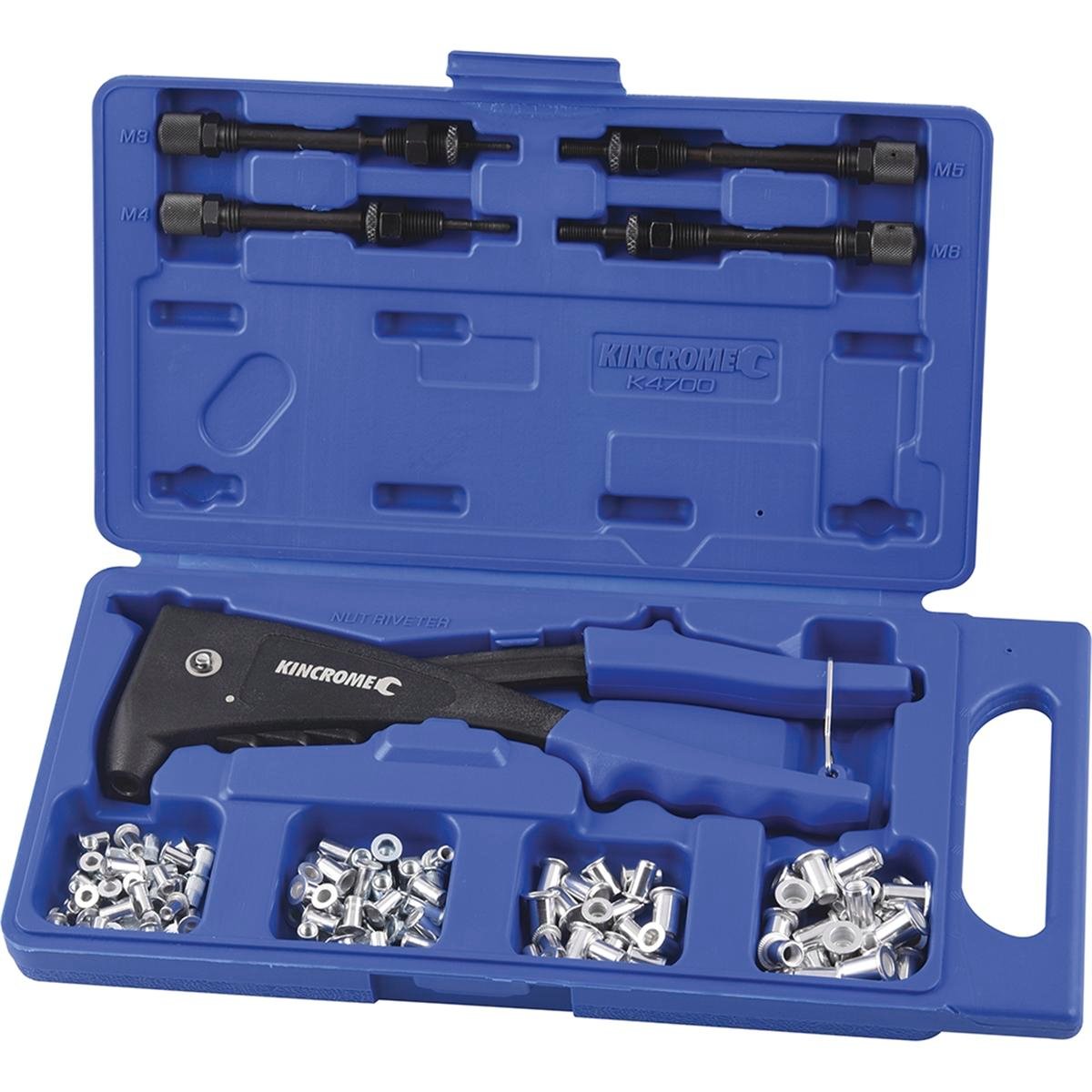 Kincrome Nut Riveter Kit - 85 Piece - Aluminium - Lightweight - Durable