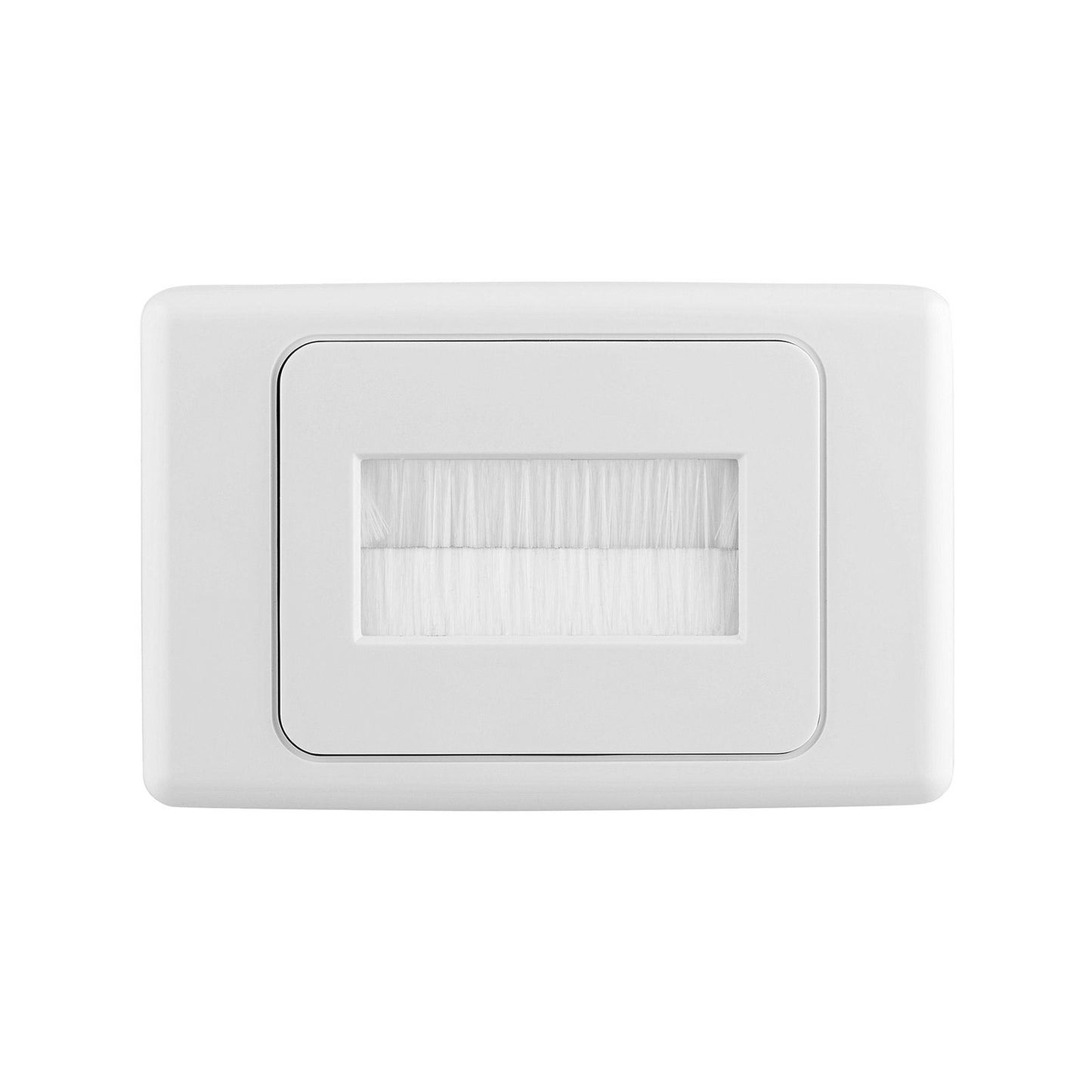 Deta White Brush Wall Cover Plate