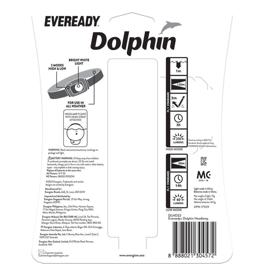 Eveready Dolphin Headlamp - 350 Lumen