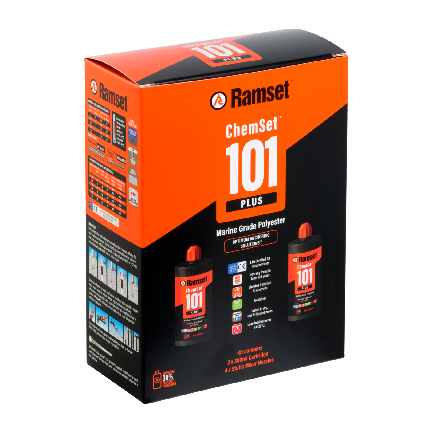 Ramset Chemset 101 Injection Kit - 2 x 380ml