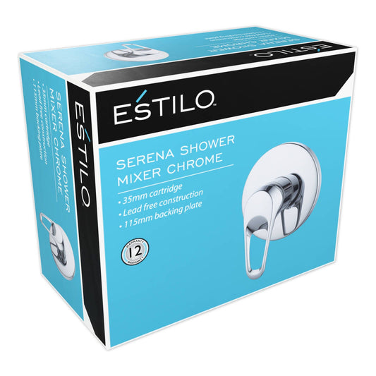 Estilo Serena Chrome 35mm Lever Shower Mixer