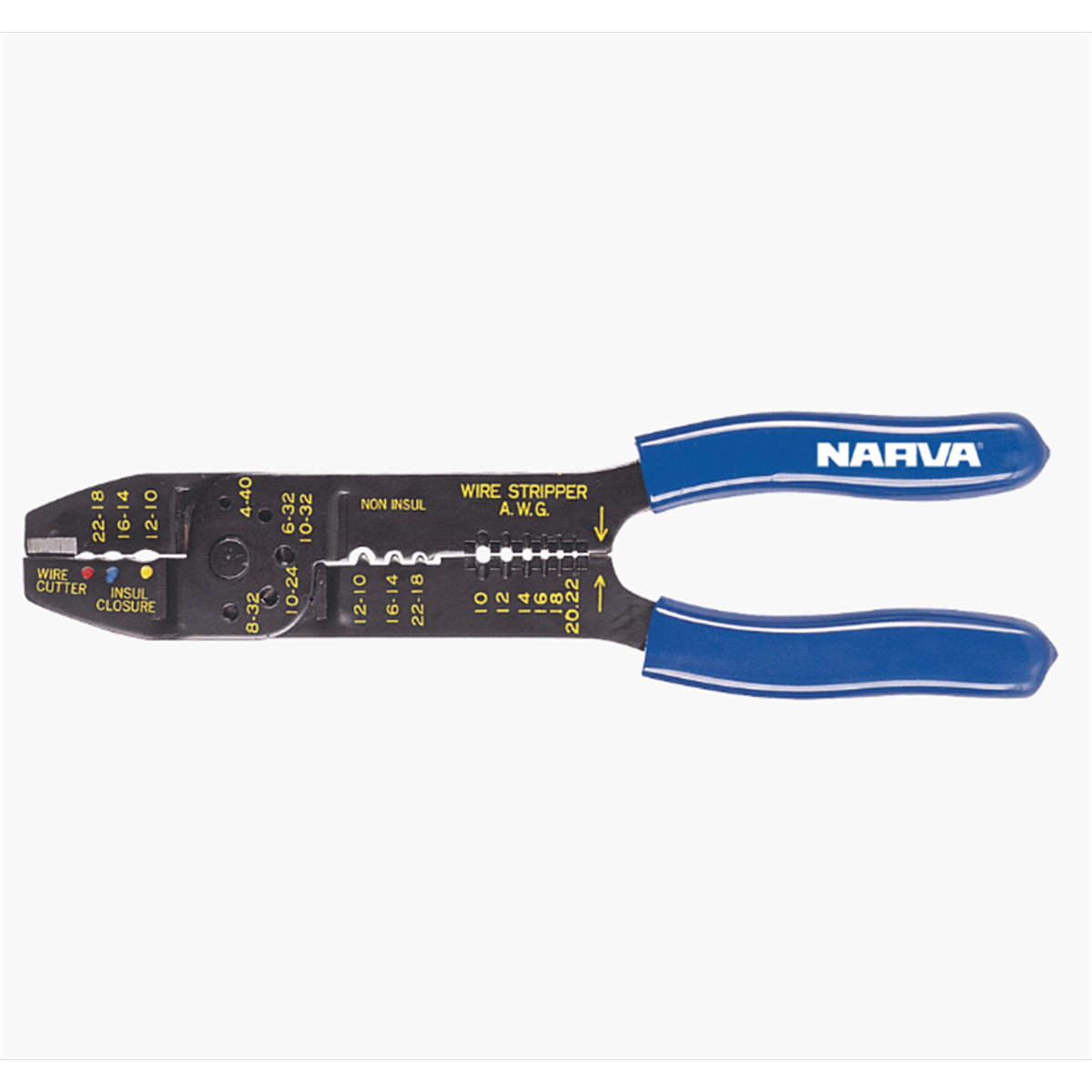 Narva Crimping Tool - 306mm - Steel/Rubber - Easy Grip Handles