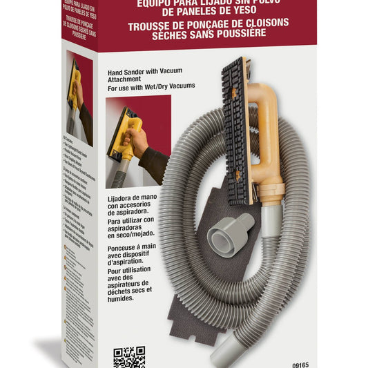 Hyde Hand Sander - 152mm - Plastic - Dust Free Vacuum Tool