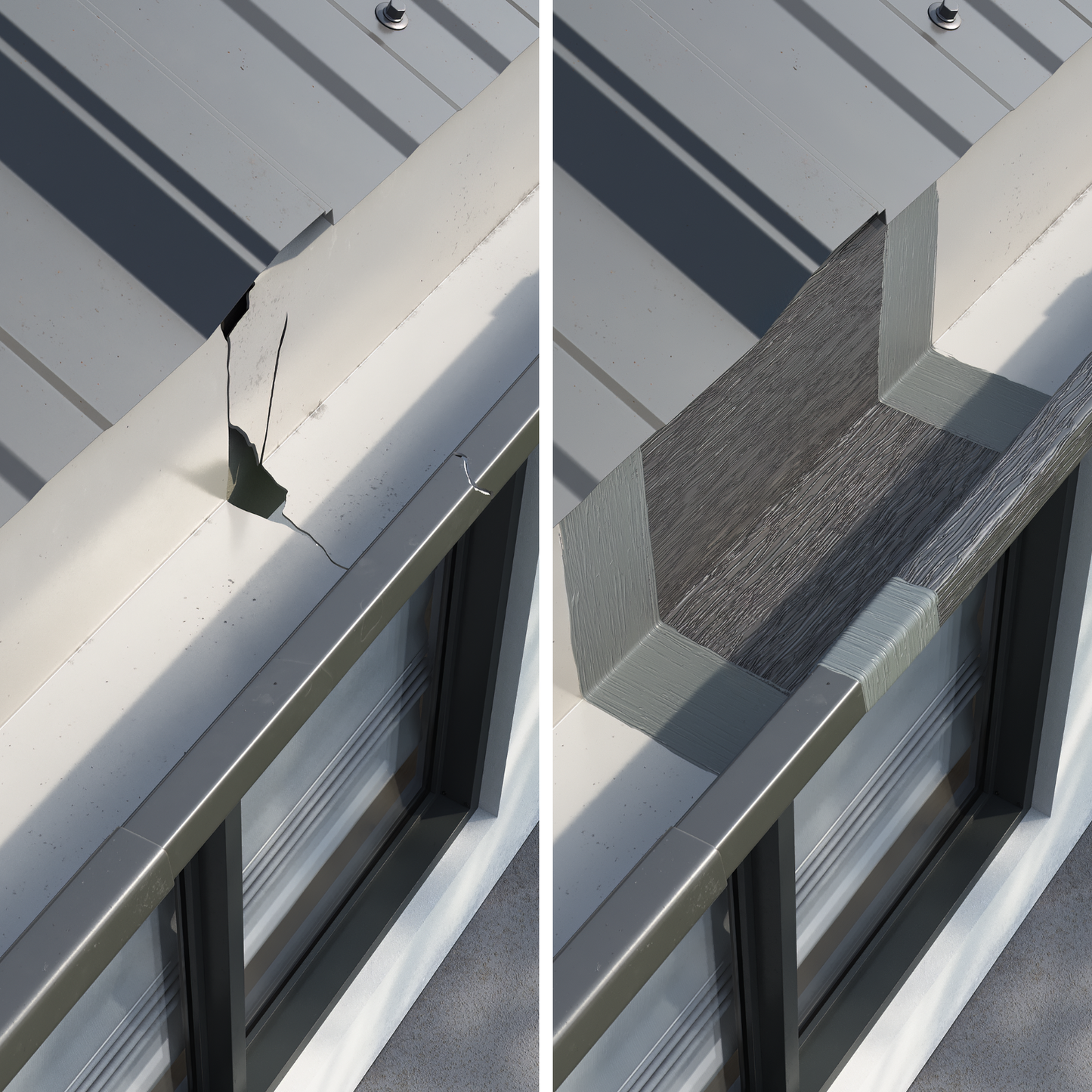 Fix It Fast Roof Repair Kit - Metal Roofs & Gutters - 300mm