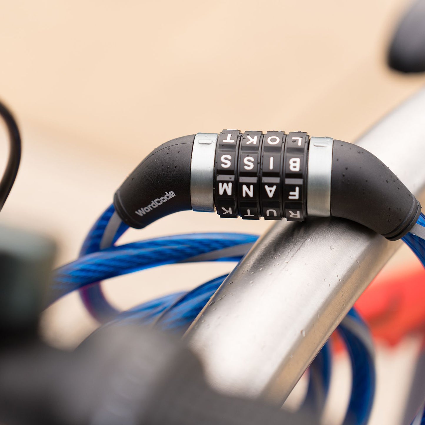 Wordcode Reflective Cable Lock - 12mm x 1.8m
