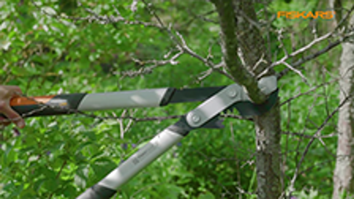 Fiskars PowerGearX Small Bypass Lopper - 38mm - Corrosion Resistant Steel