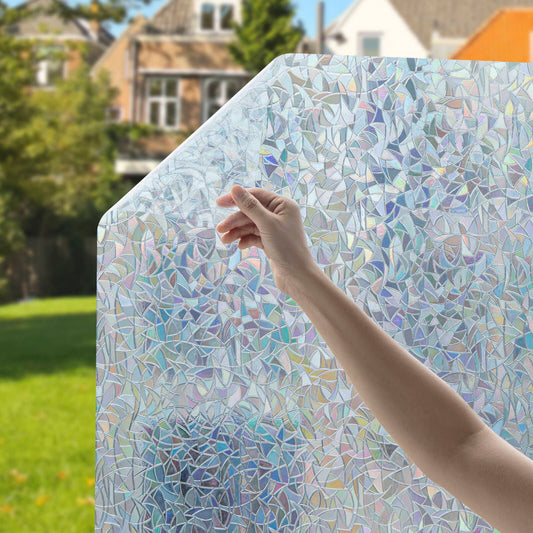 Pillar Static Geo Holographic Window Film 0.9 x 2m