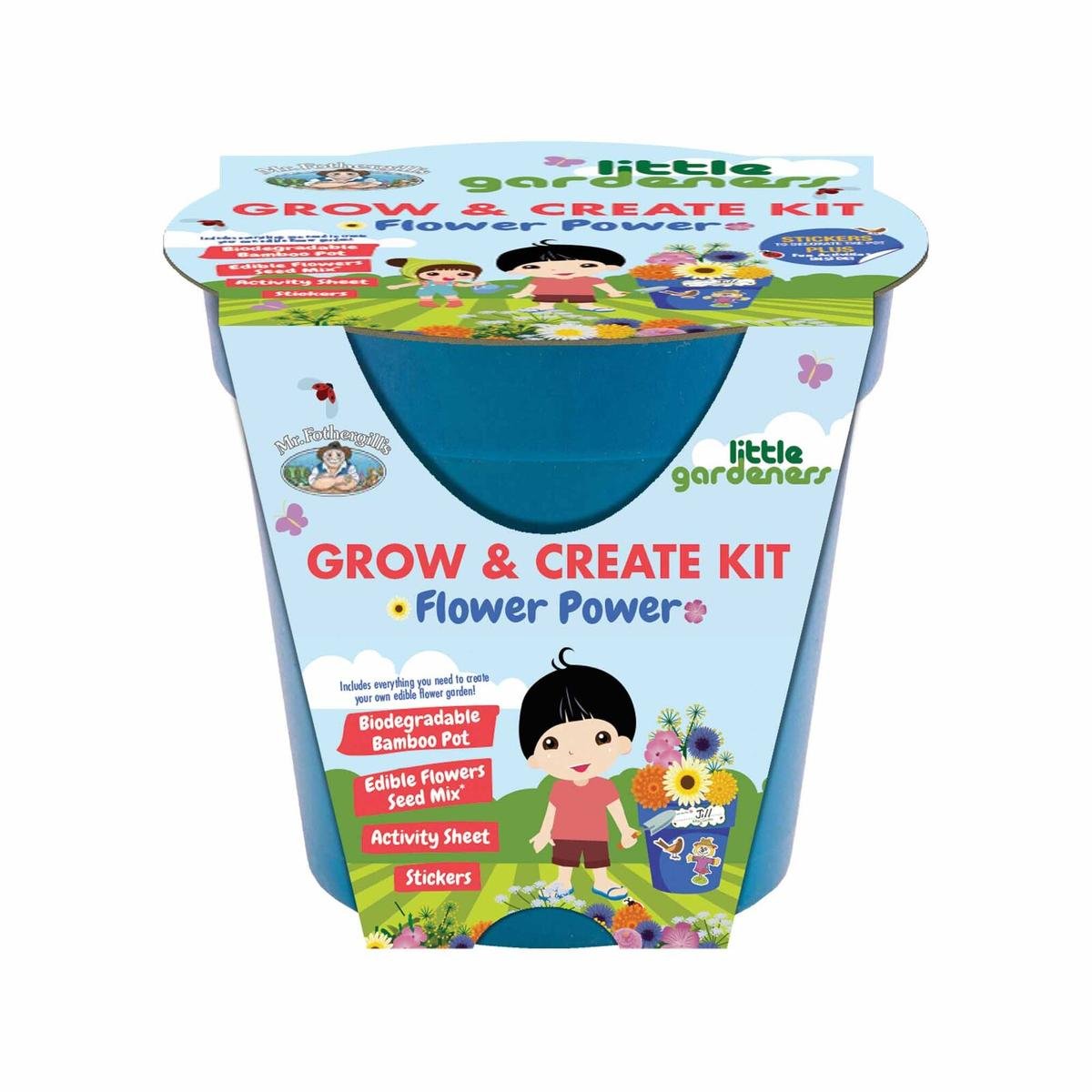 Mr Fothergill Flower Power Grow Kit 140mm Edible Flowers Fun