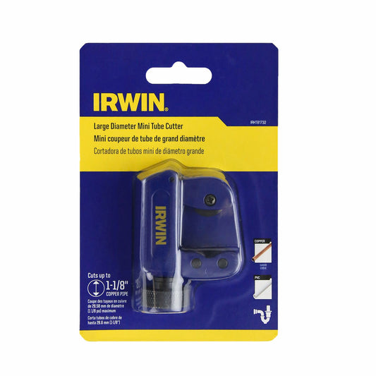 Irwin Large Diamey Mini Tube Cutter - Cut Up to 1-1/8" Copper Pipe