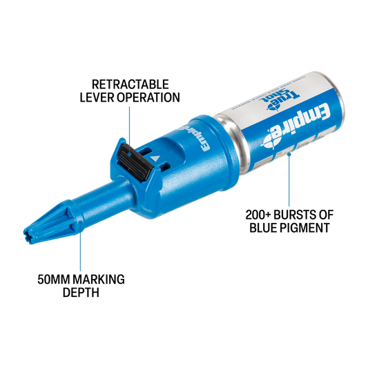 Empire True Shot Chalk Marker - 50mm - Blue