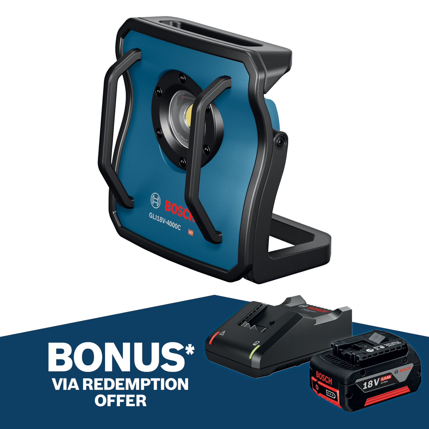 Bosch Worklight - 18V - 4000lm