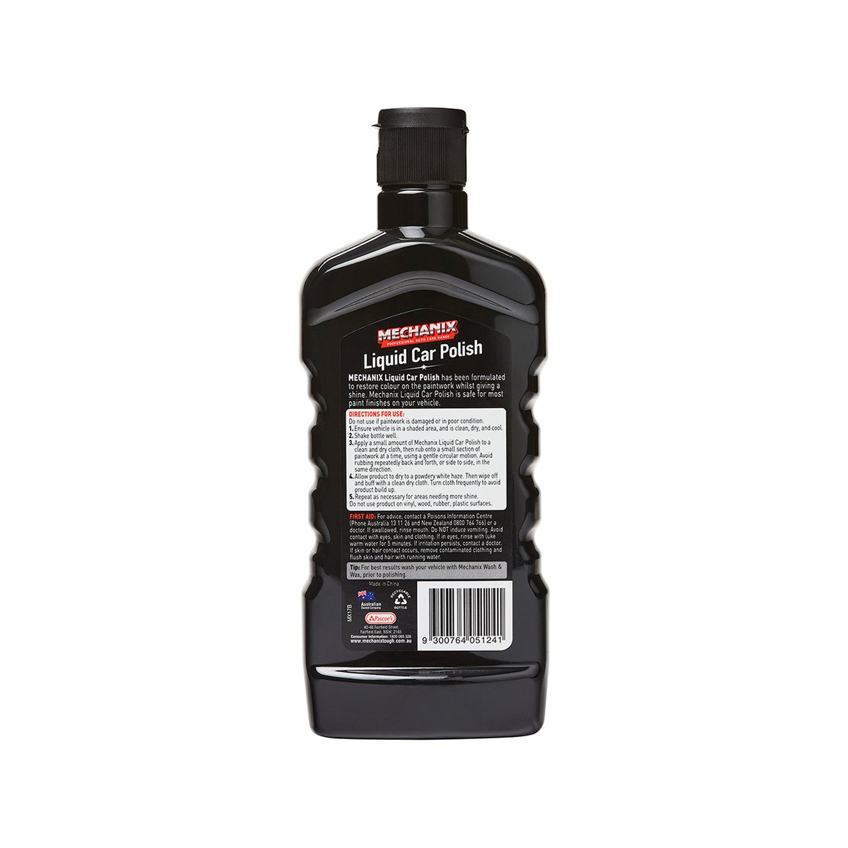 Mechanix Liquid Car Polish - 500ml - PET Bottle - Restores Colour & Shine