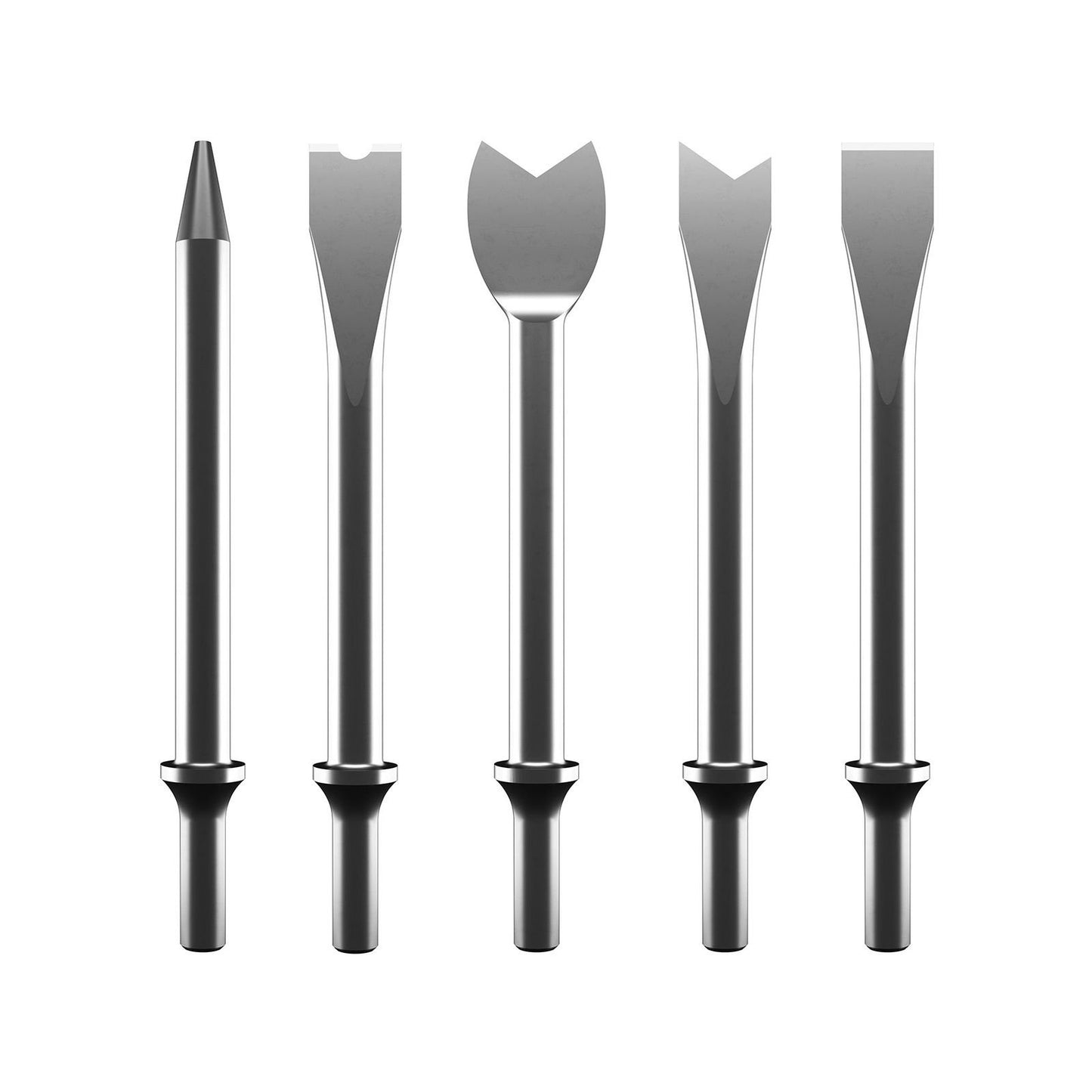 Full Boar Air Hammer Chisel - 5 Attachments