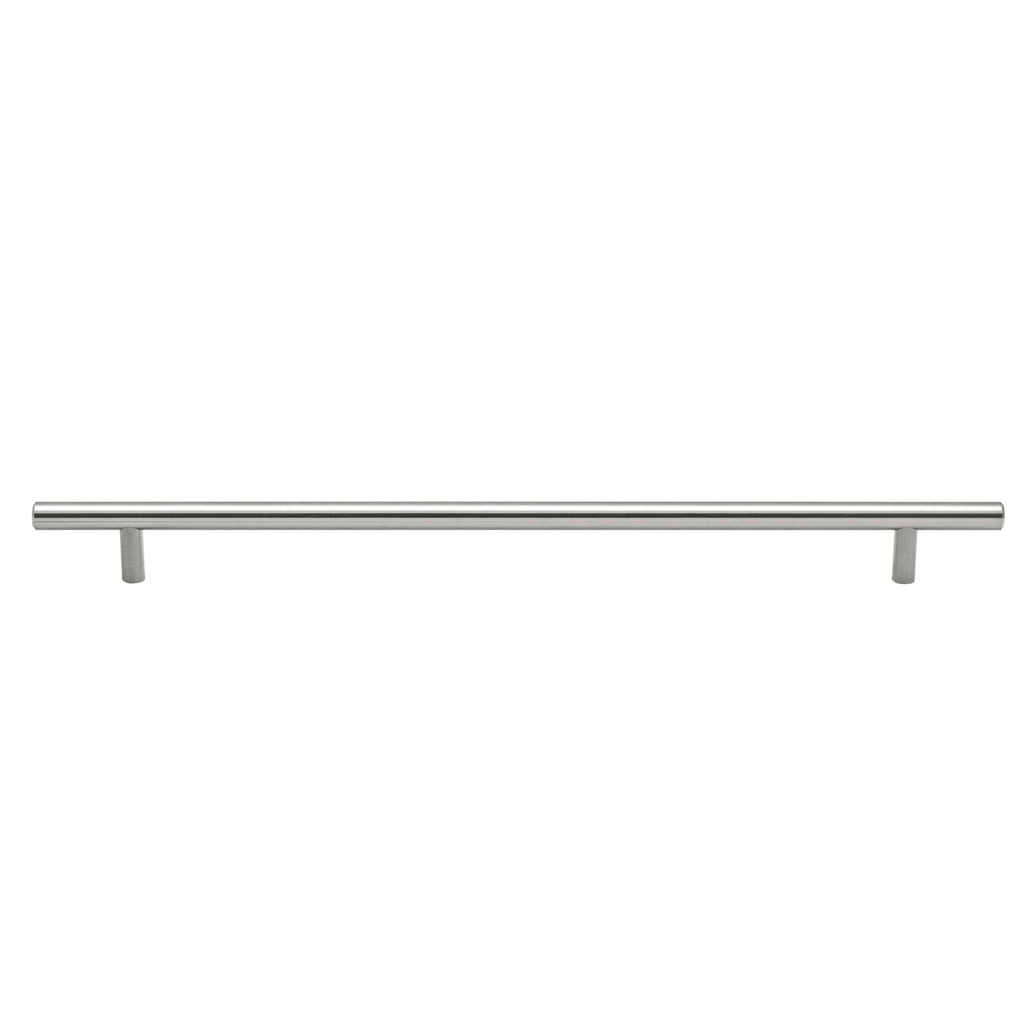 Prestige Brushed Nickel Round Pull Handle - 320mm