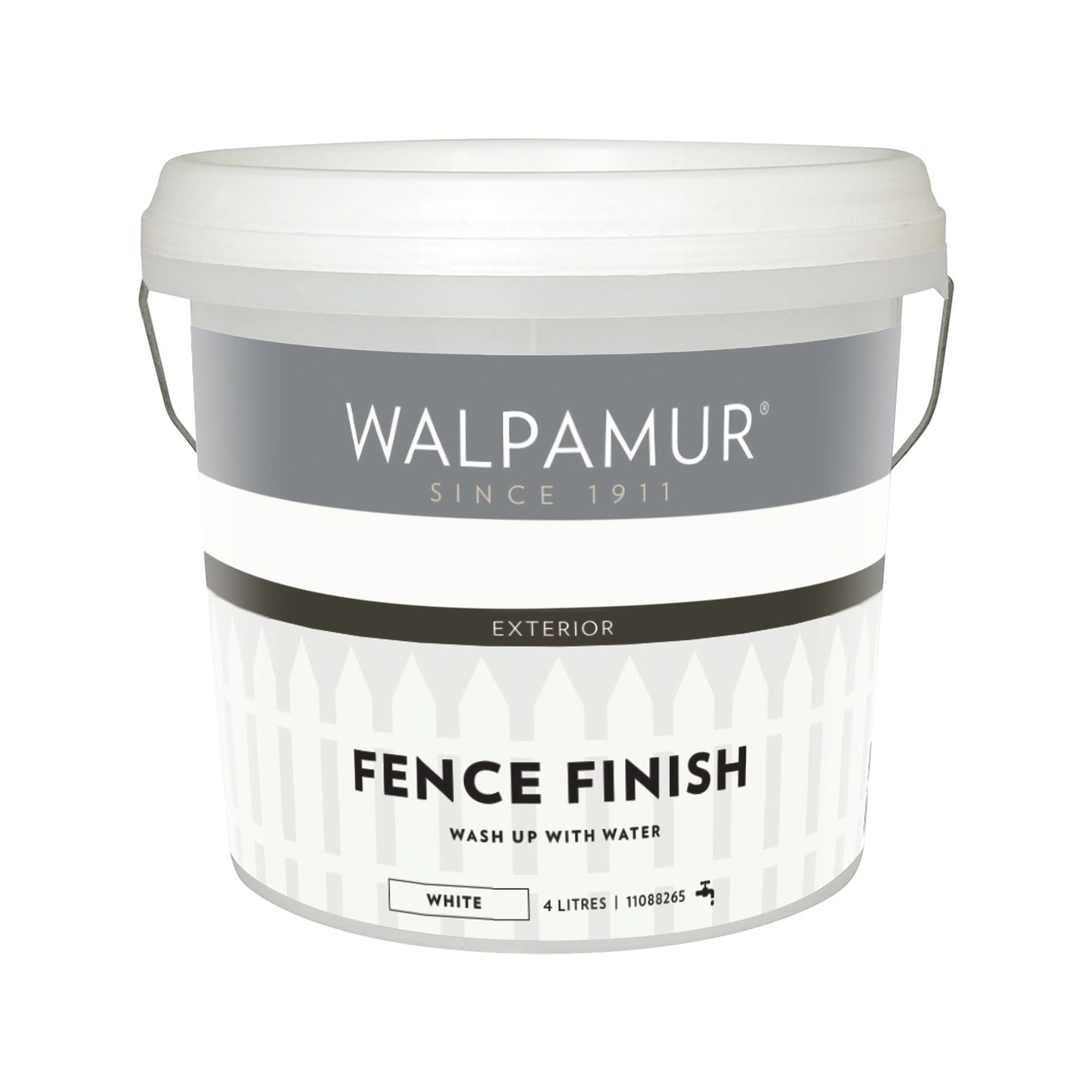 Walpamur White Fence Finish - 4L