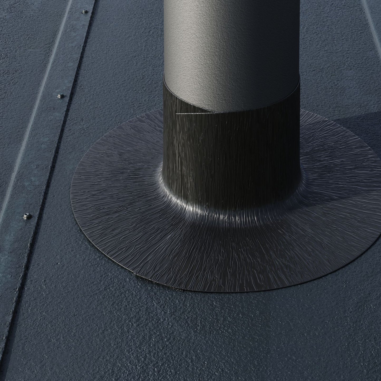 Smartform Black Lead Free Flashing - 300mm x 1m