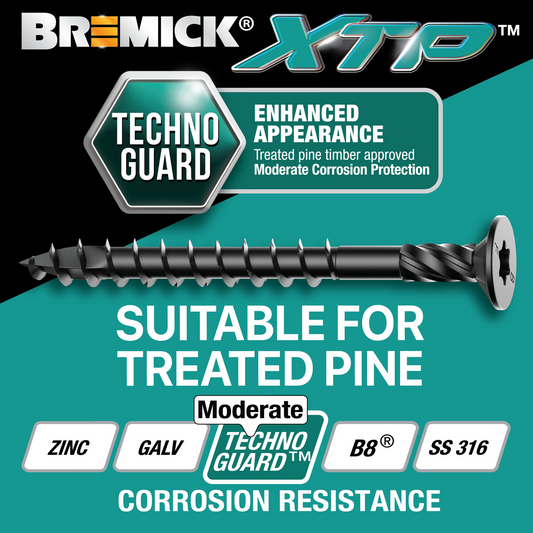 Bremick XTP Bugle Batten - 14g x 50mm - 25 Pack - Black