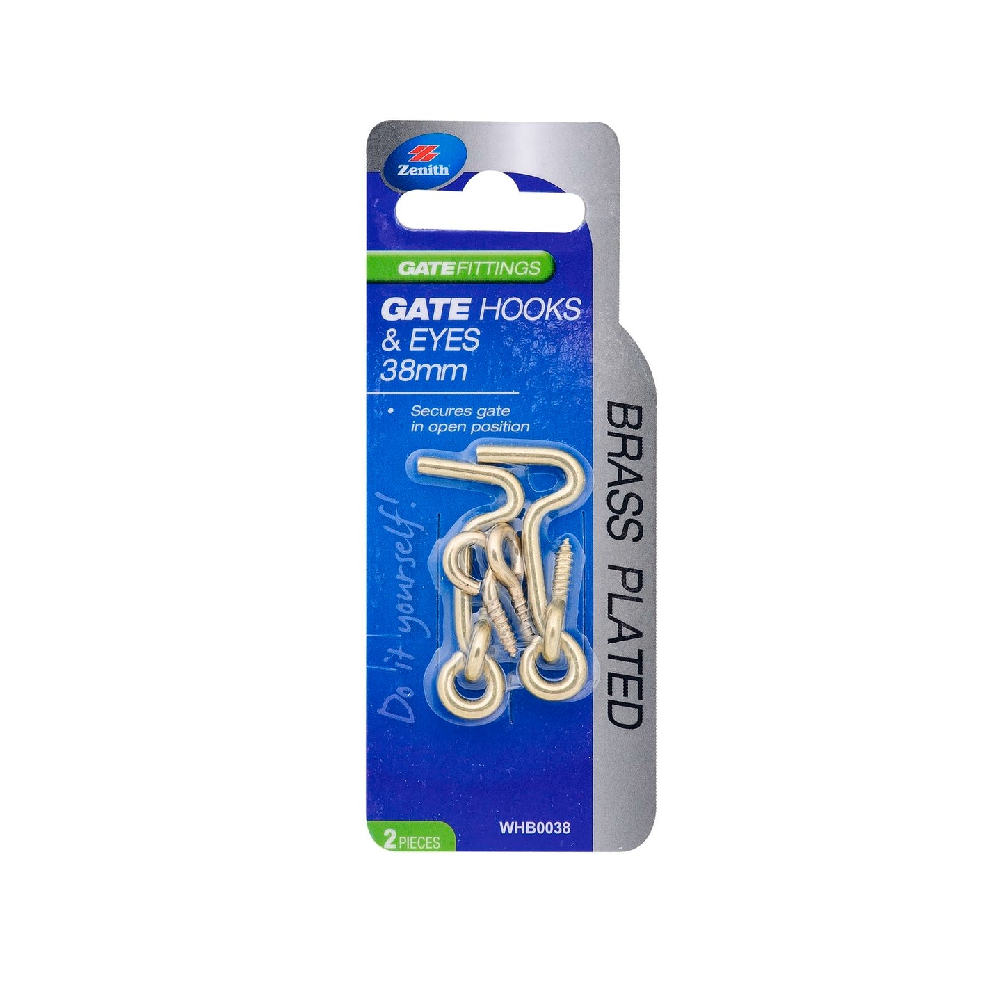 Zenith Gate Hooks and Eyes - 38mm - 2 Pack