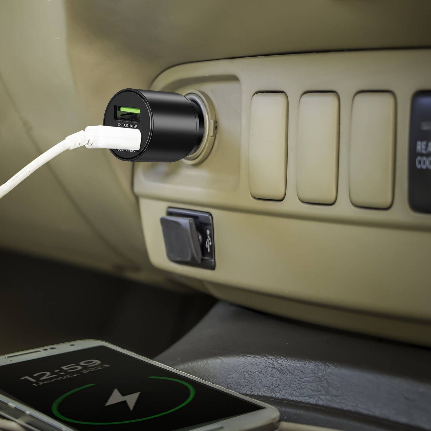 Antsig 36W 2 Port USB Car Charger
