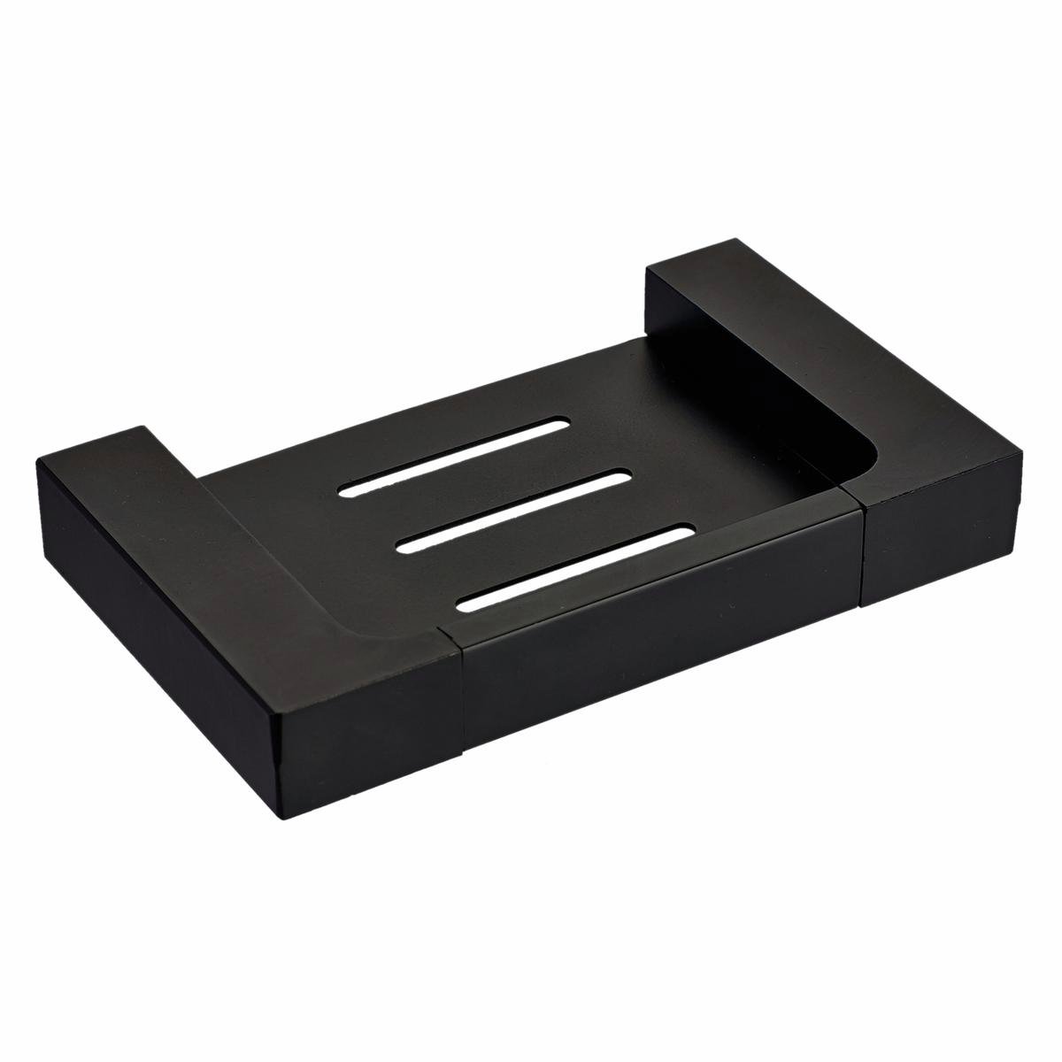 Mondella Rumba Soap Holder - 140mm - Metal - Matte Black - Durable Design