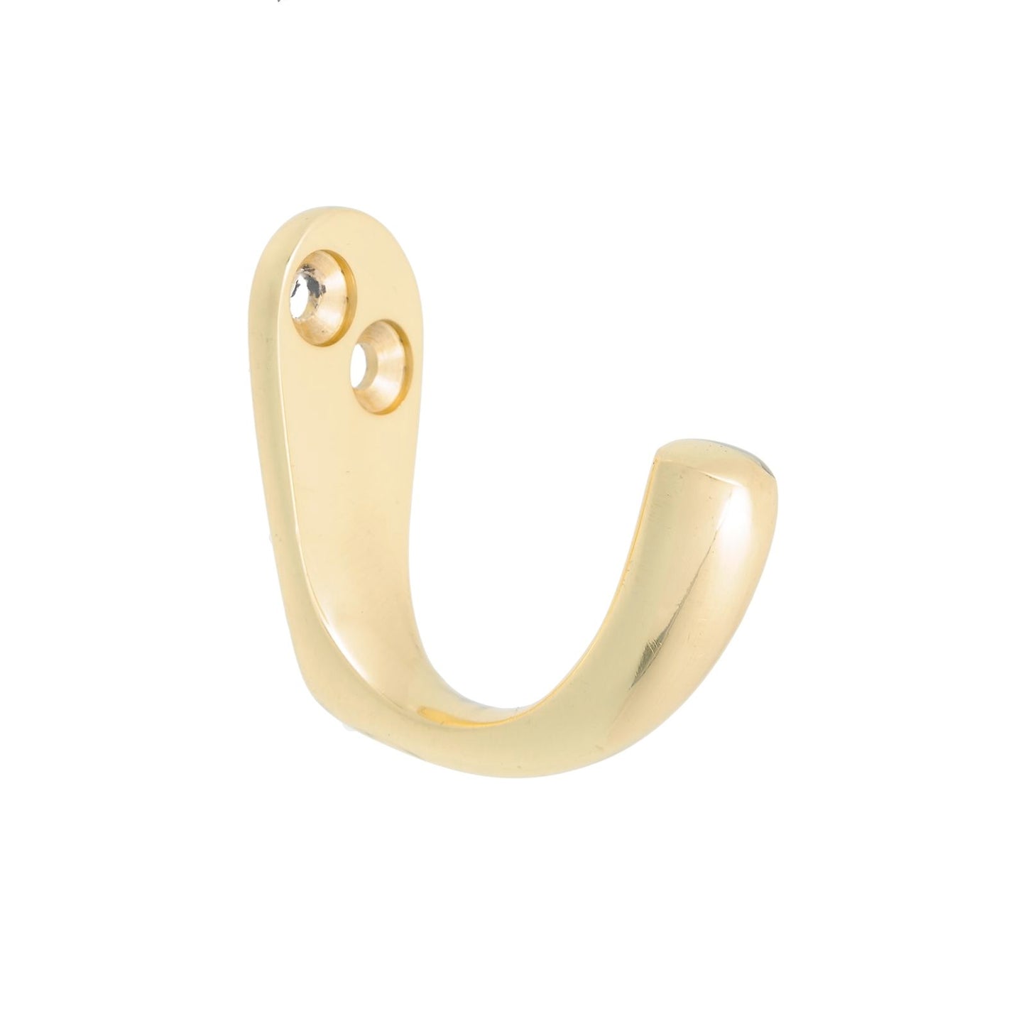 Zenith Robe Hook - 40mm - Polished Brass