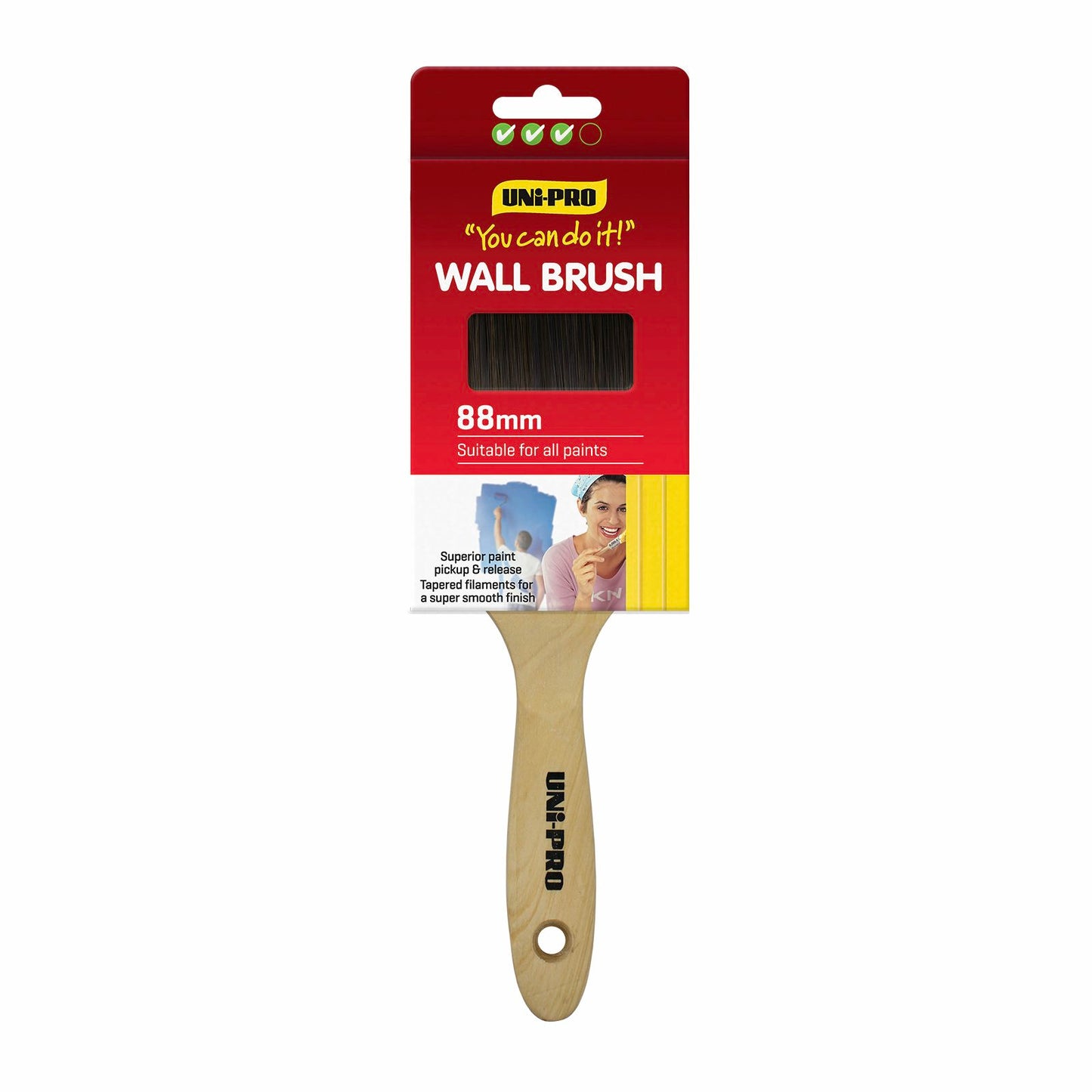 Uni Pro Wall Paint Brush - 88mm