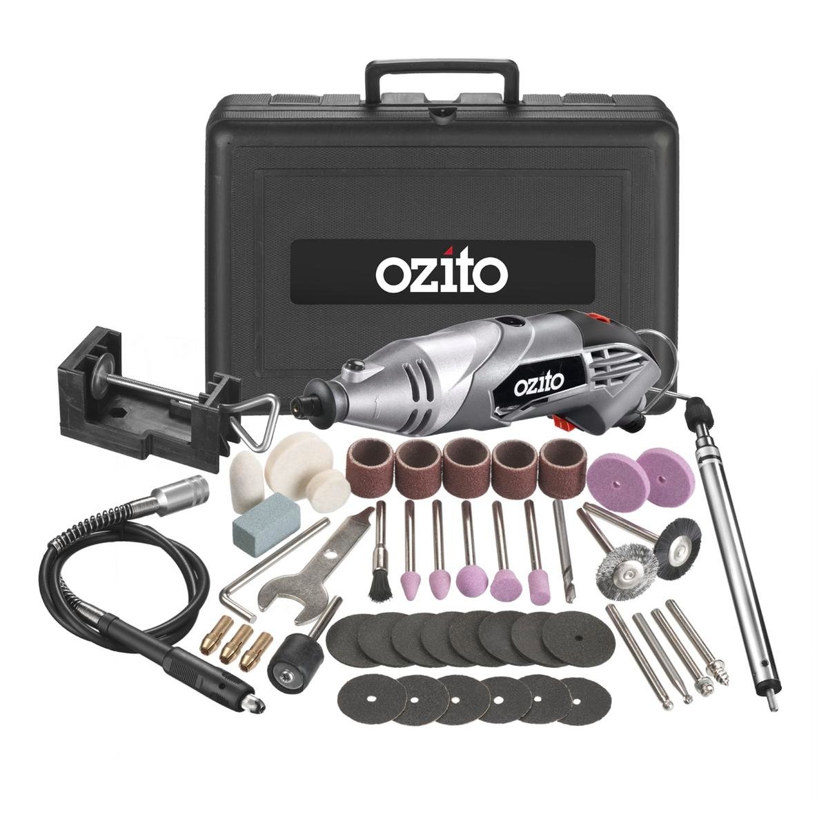 Ozito 170W Rotary Tool Kit - 42 Piece - Plastic - Versatile & Precise