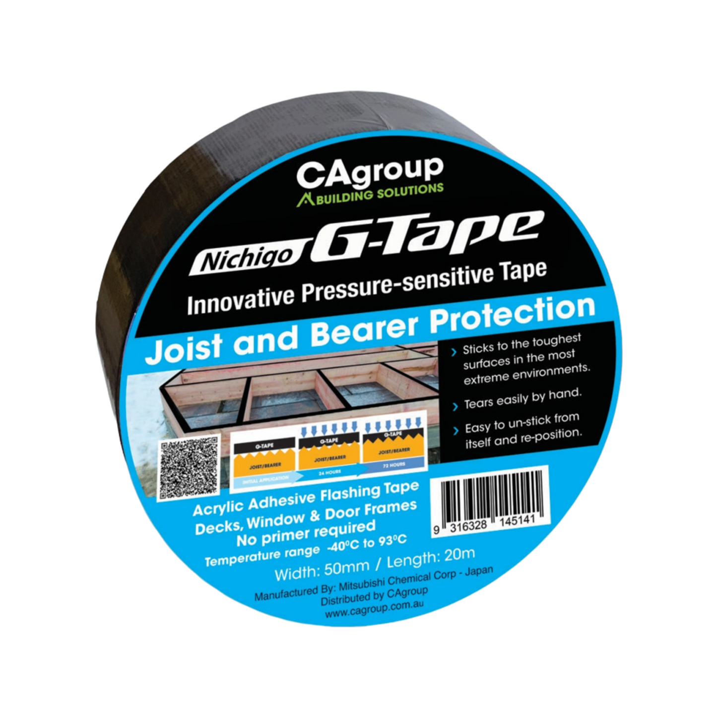 Cagroup Bearer Protector Tape - 50mm x 20m