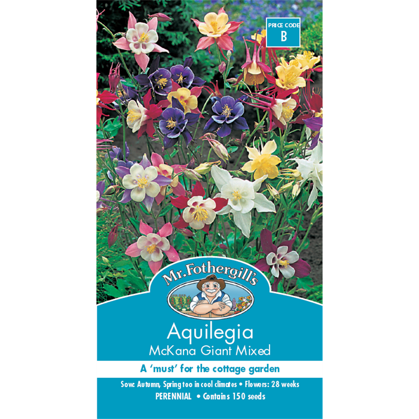 Mr Fothergill Aquilegia Flower Seeds