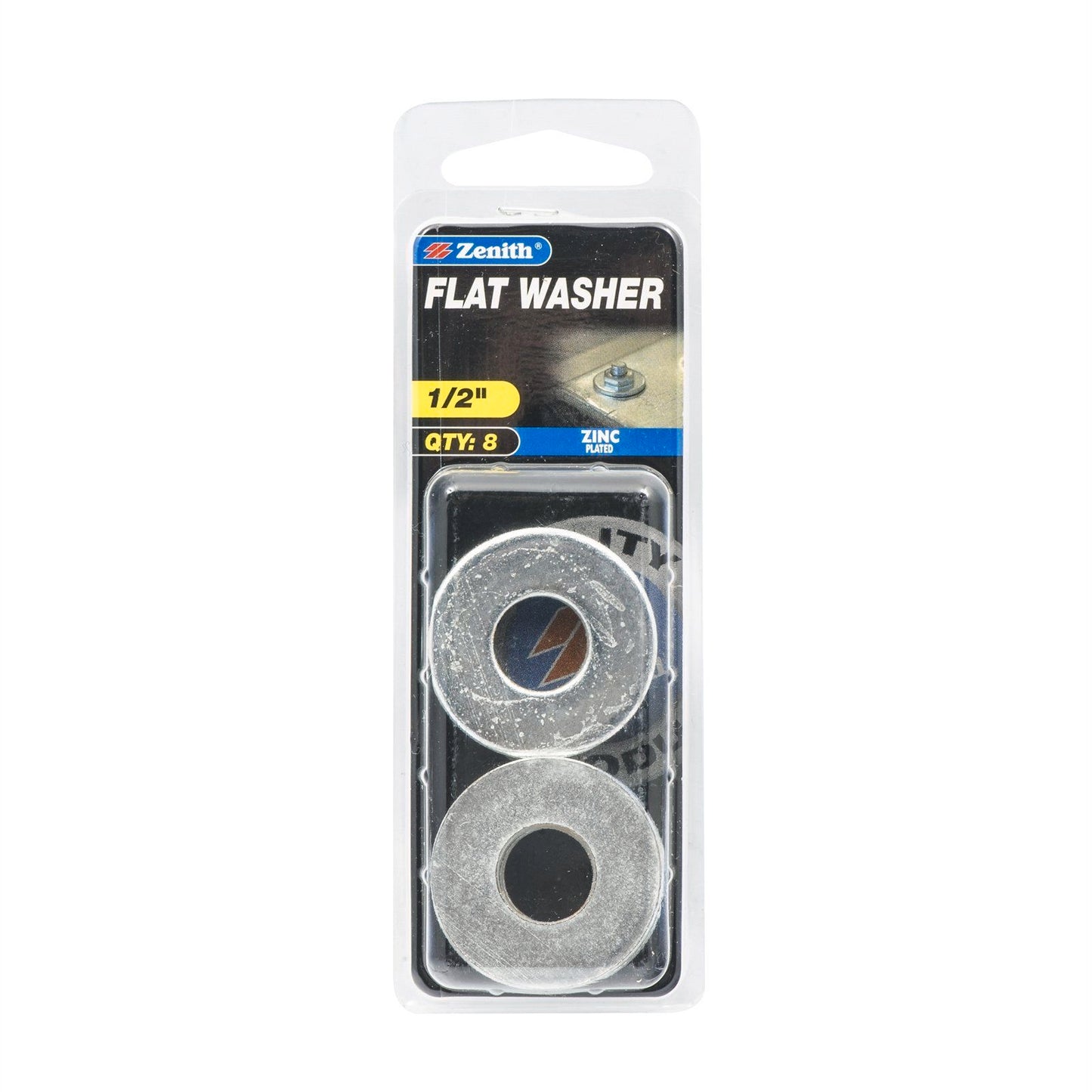 Zenith Flat Washer - 1/2 x 1 1/4 - 8 Pack