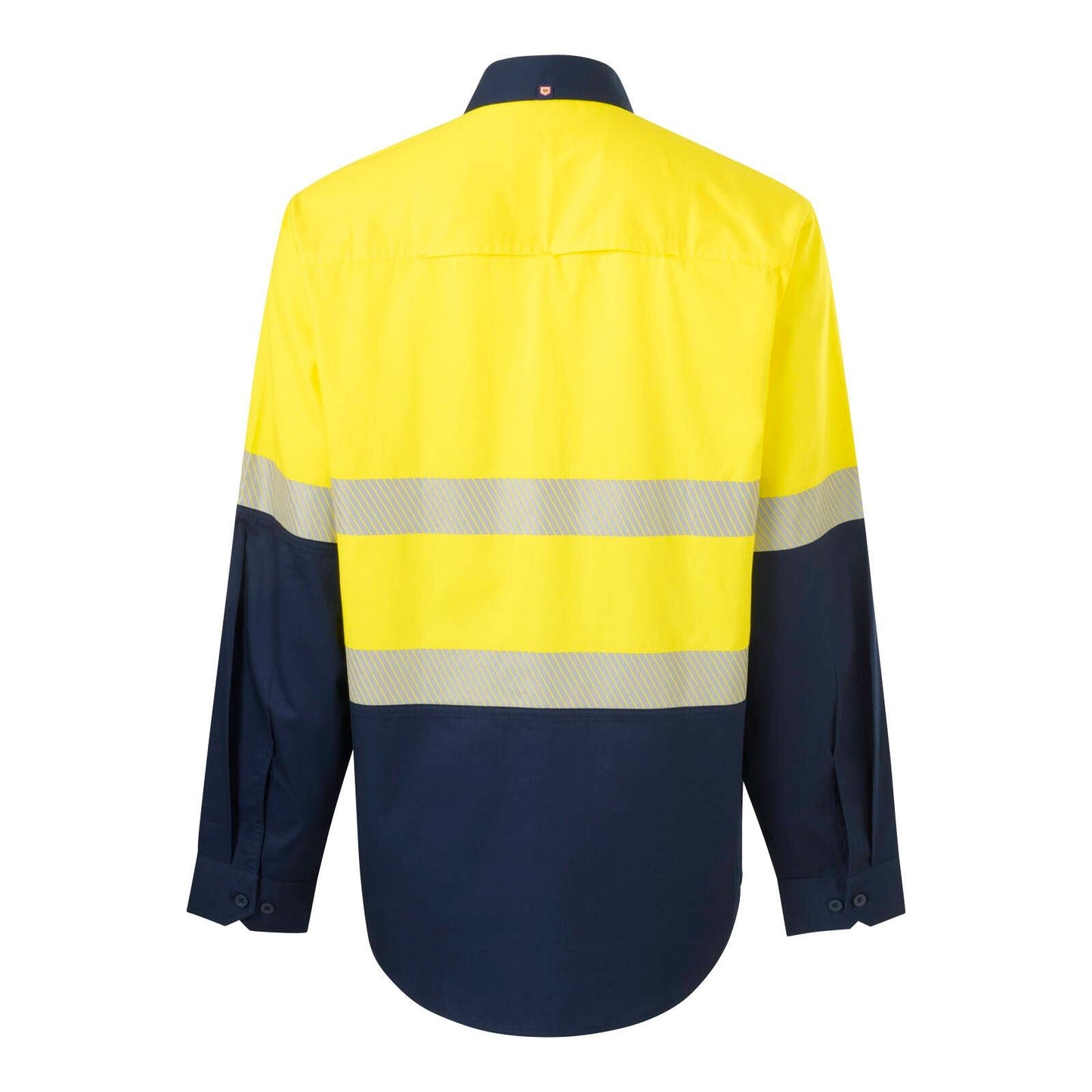 Citeco 2XL Long Sleeve Taped Shirt Hi Vis - Yellow/Navy