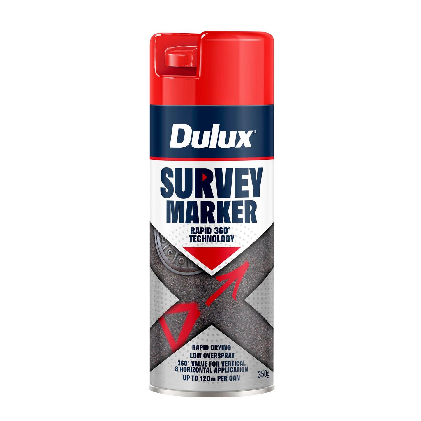 Dulux Survey Marker - 350g - Red