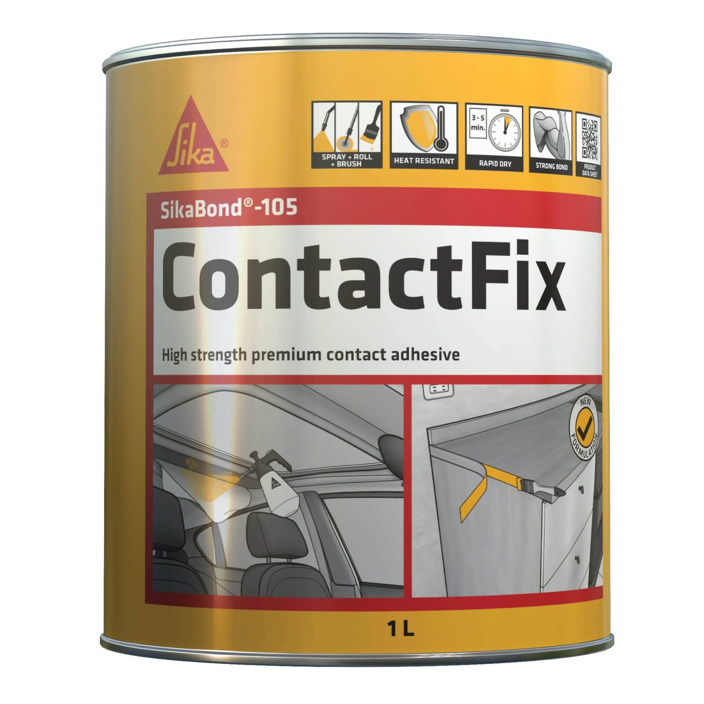 Sika Contactfix Premium Contact Adhesive - 1L