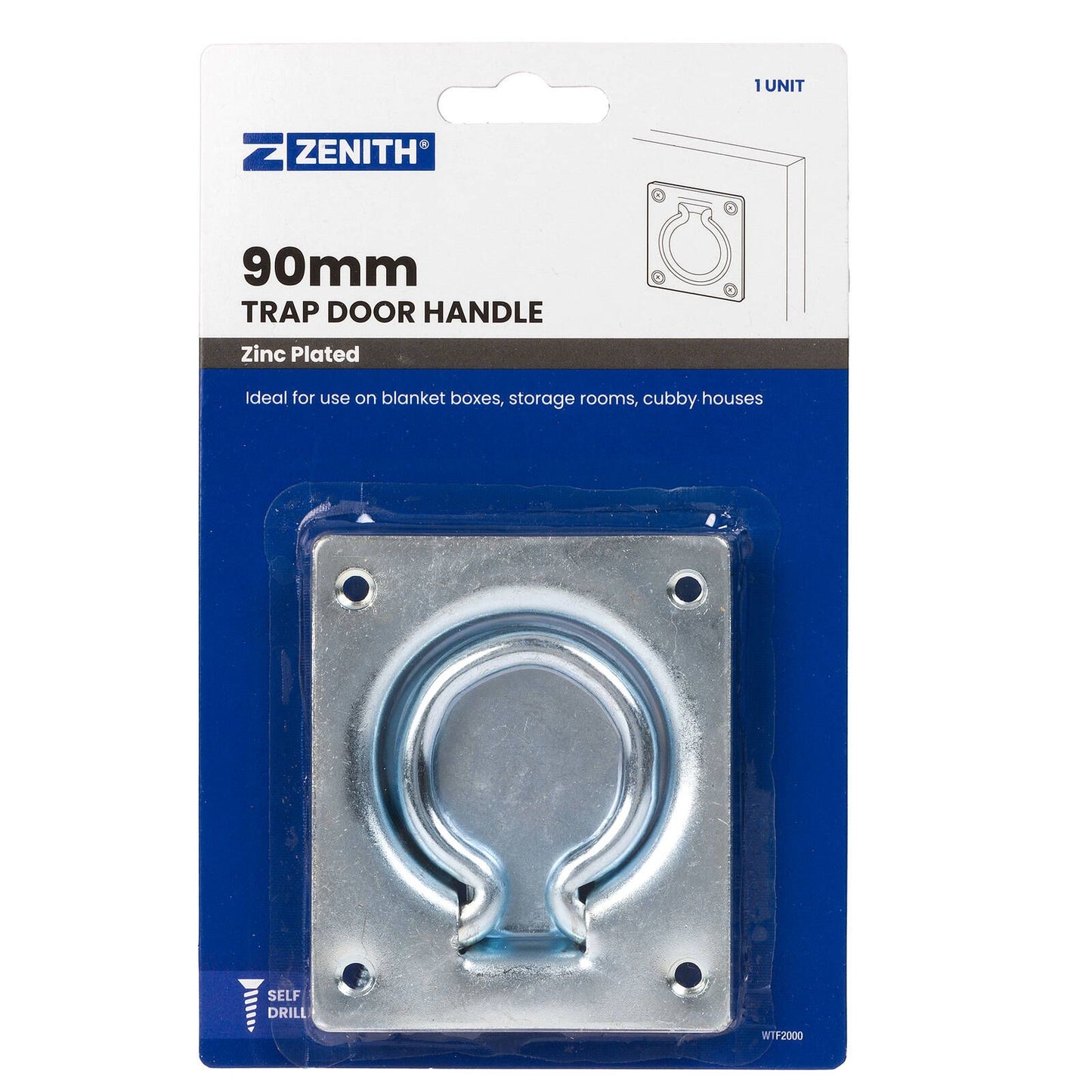 Zenith Trap Door Handle - 90mm
